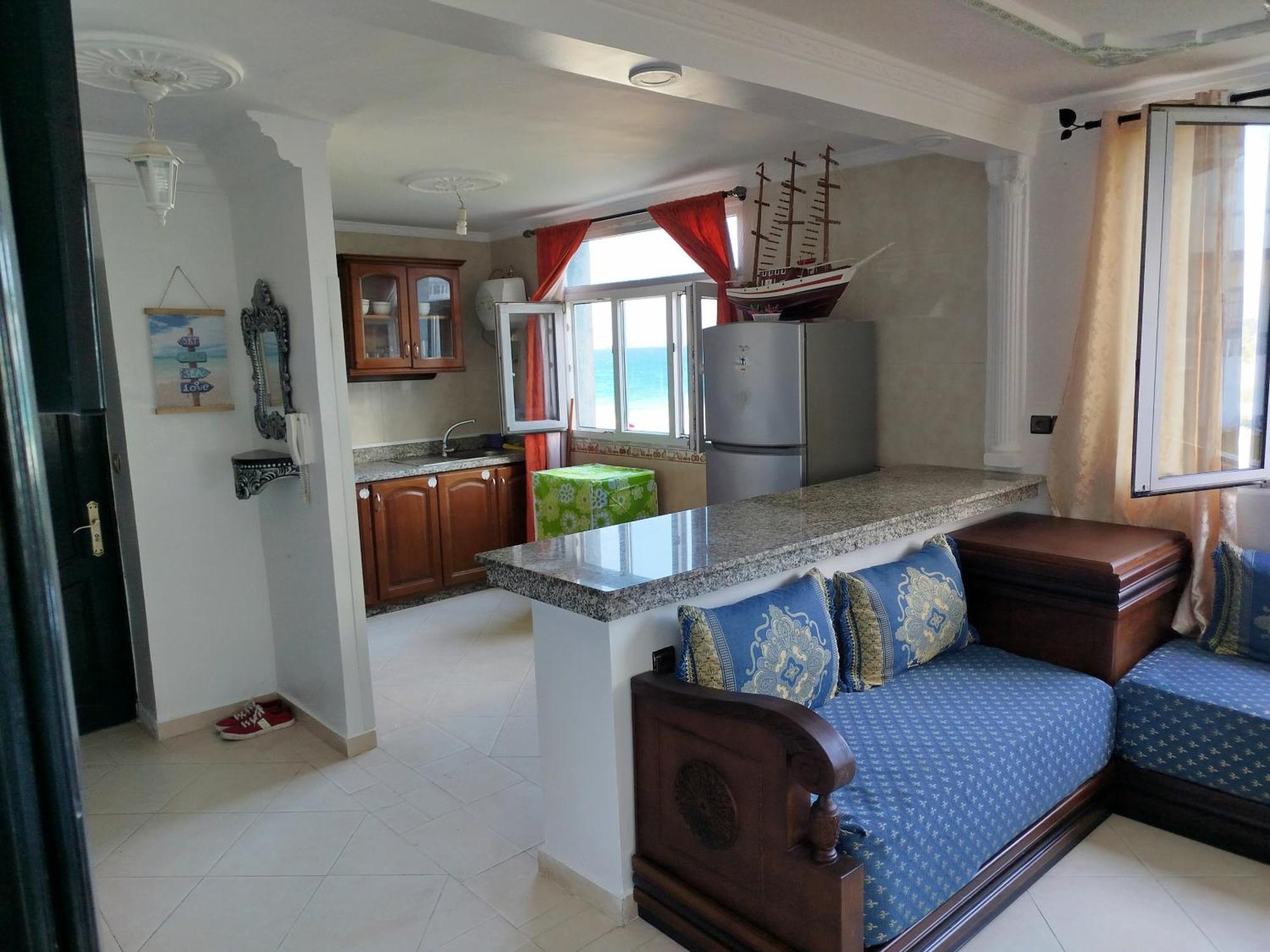Apartment Corniche Ksar Sgher Ksar es Sghir Eksteriør bilde