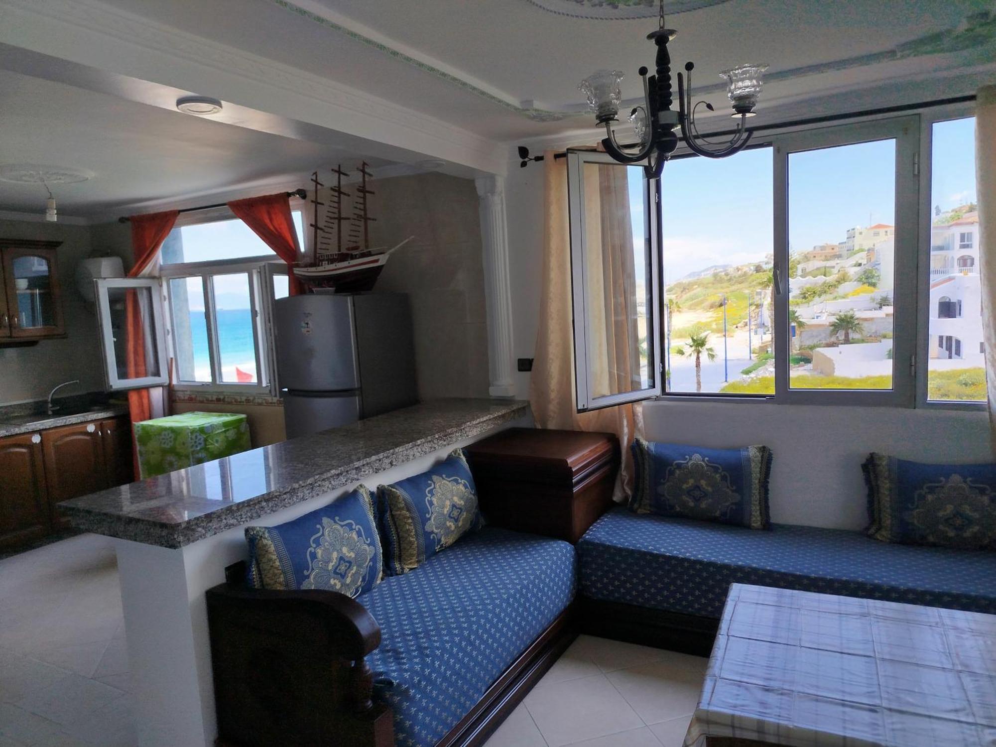 Apartment Corniche Ksar Sgher Ksar es Sghir Eksteriør bilde